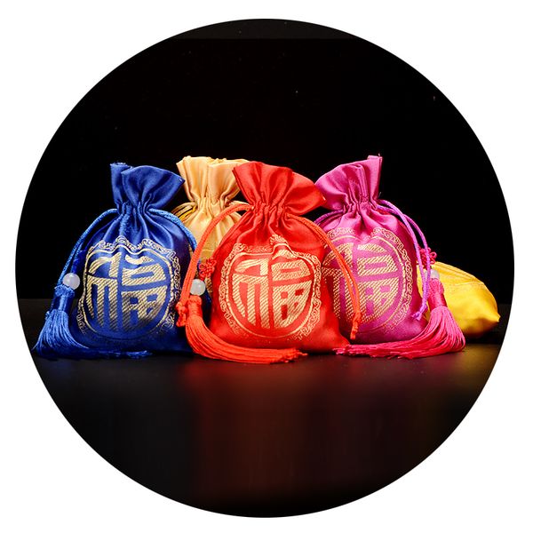 new chinese knot joyous christmas bag ethnic small drawstring silk brocade jewelry gift pouch wedding party favor bag 9x13 cm 3pcs/lot, Pink;blue
new chinese knot joyous christmas bag ethnic small drawstring silk brocade jewelry gift pouch wedding party favor bag 9x13 cm 3pcs/lot, Pink;blue