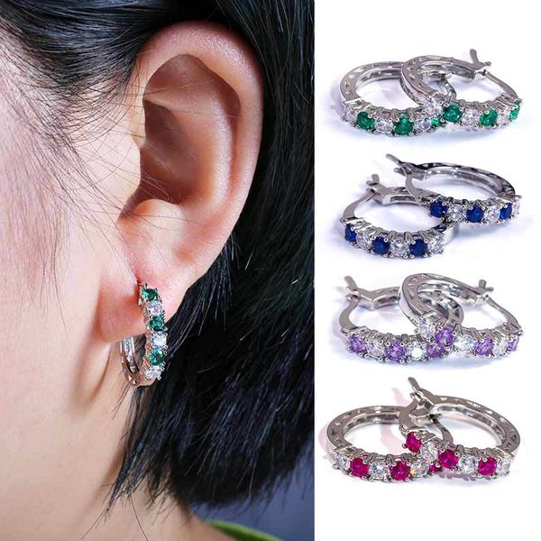 hoop earrings zircon crystal round earrings wedding party women jewelry bmf88, Golden;silver
hoop earrings zircon crystal round earrings wedding party women jewelry bmf88, Golden;silver