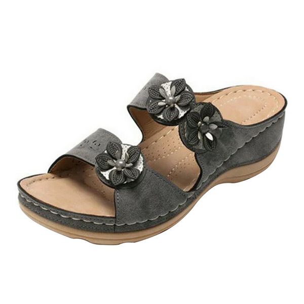 flower women sandals fashion wedges shoes for women slippers summer shoes with heels sandals flip flops beach casual, Black 
flower women sandals fashion wedges shoes for women slippers summer shoes with heels sandals flip flops beach casual, Black