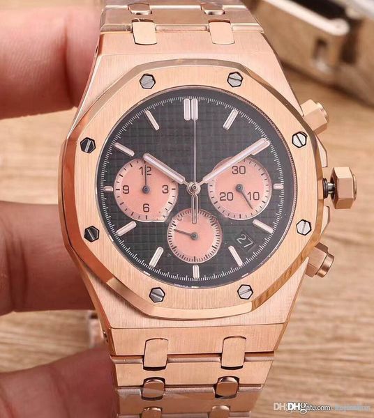 2020 new fashion watch men 42mm small dial work 6 pointer quartz stainless steel watch tick watches 144, Slivery;brown
2020 new fashion watch men 42mm small dial work 6 pointer quartz stainless steel watch tick watches 144, Slivery;brown