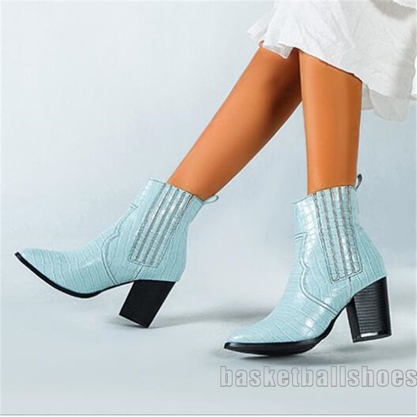 europe style gingham leather women ankle boots fashion pointed toe footwear thick high heels female booties party shoes, Black
europe style gingham leather women ankle boots fashion pointed toe footwear thick high heels female booties party shoes, Black