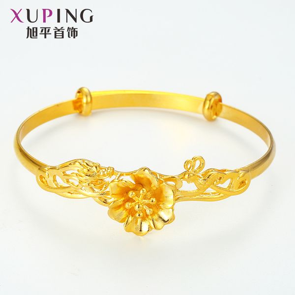 xuping jewelry model gold retro flower slidable bracelet bride european currency rose wholesale new style hand jewelry, Silver
xuping jewelry model gold retro flower slidable bracelet bride european currency rose wholesale new style hand jewelry, Silver