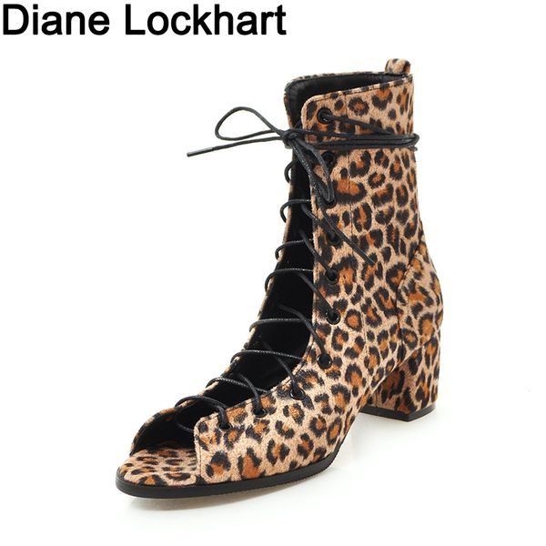ankle boots for women sandals leopard peep toe lace-up cross-tied high heel roman gladiator pumps shoes spring autumn mujer, Black
ankle boots for women sandals leopard peep toe lace-up cross-tied high heel roman gladiator pumps shoes spring autumn mujer, Black