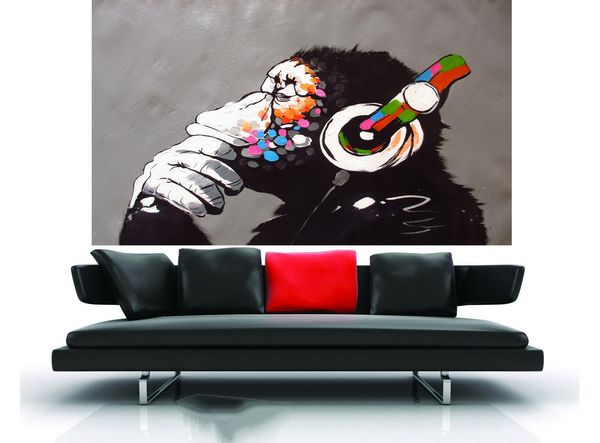 canvas banksy street art dj monkey chimp painting home decor handpainted &hd print oil painting on canvas wall art canvas pictures 200217
canvas banksy street art dj monkey chimp painting home decor handpainted &hd print oil painting on canvas wall art canvas pictures 200217