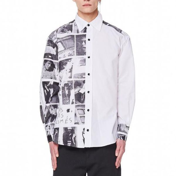 20ss new british style black white p printed long-sleeved shirt high street shirt fashion men and women comfortable shirt hfxhtx260, White;black
20ss new british style black white p printed long-sleeved shirt high street shirt fashion men and women comfortable shirt hfxhtx260, White;black