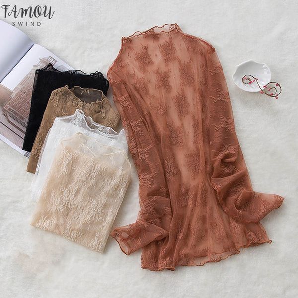 long sleeve fashion turtleneck lace shirt women spring blouse women slim blusas perspective mesh womens shirts lace c5198, White
long sleeve fashion turtleneck lace shirt women spring blouse women slim blusas perspective mesh womens shirts lace c5198, White