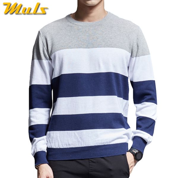 2018 new mens pullover sweaters autumn winter pure cotton sweater pullovers male jumpers striped muls brand knitwears boys -4xl, White;black
2018 new mens pullover sweaters autumn winter pure cotton sweater pullovers male jumpers striped muls brand knitwears boys -4xl, White;black