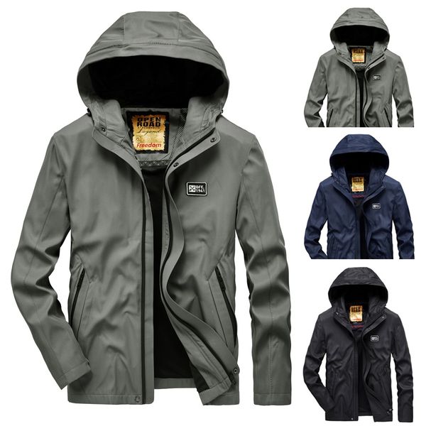 mens bomber jackets mens autumn casual waterproof quick-drying hooded breathable sport outdoor coat plus size windbreaker, Black;brown
mens bomber jackets mens autumn casual waterproof quick-drying hooded breathable sport outdoor coat plus size windbreaker, Black;brown