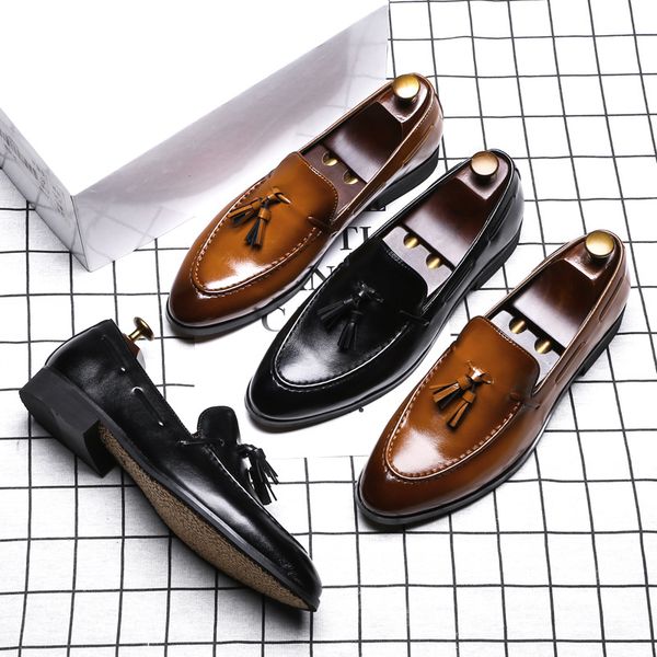 sell new men's england pointed shoe set foot tassel leisure men's shoe large size foreign trade model b08-g, Black
sell new men's england pointed shoe set foot tassel leisure men's shoe large size foreign trade model b08-g, Black