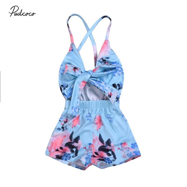 2019 brand newborn infant kids baby girl floral romper boho summer new bandage hollow sleeveless jumpsuit playsuit outfit 0-3y, Blue
2019 brand newborn infant kids baby girl floral romper boho summer new bandage hollow sleeveless jumpsuit playsuit outfit 0-3y, Blue