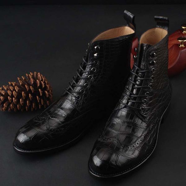ourui new arrival true crocodile leather men boots male high for boots high help men's black
ourui new arrival true crocodile leather men boots male high for boots high help men's black