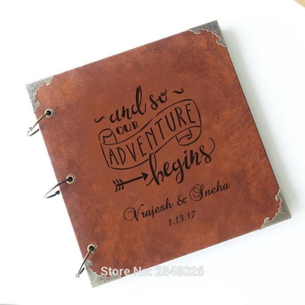 custom leather p so adventure begins / personalized our adventure wedding with couple name/wedding guestbook
custom leather p so adventure begins / personalized our adventure wedding with couple name/wedding guestbook