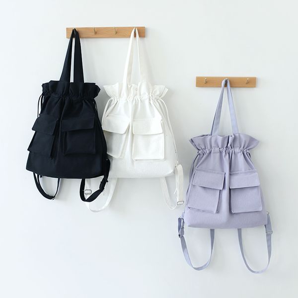 new cotton canvas bag fashion student drawstring backpack creative outdoor travel rucksack sac a dos mochila mujer
new cotton canvas bag fashion student drawstring backpack creative outdoor travel rucksack sac a dos mochila mujer