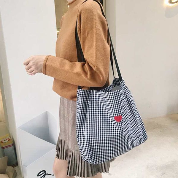 auau-women canvas shoulder bag black white plaid embroidery ladies shopping bag handbags totes cotton cloth beach bags
auau-women canvas shoulder bag black white plaid embroidery ladies shopping bag handbags totes cotton cloth beach bags