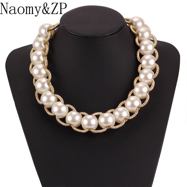 naomy&zp chunky necklace for women simulated pearl necklace big maxi statement choker necklaces wedding vintage fashion jewelry, Golden;silver
naomy&zp chunky necklace for women simulated pearl necklace big maxi statement choker necklaces wedding vintage fashion jewelry, Golden;silver