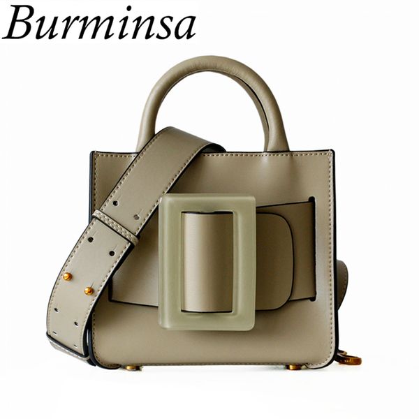 burminsa acrylic mini women genuine leather handbags wide belt ladies shoulder messenger bags tote bags summer 2019
burminsa acrylic mini women genuine leather handbags wide belt ladies shoulder messenger bags tote bags summer 2019