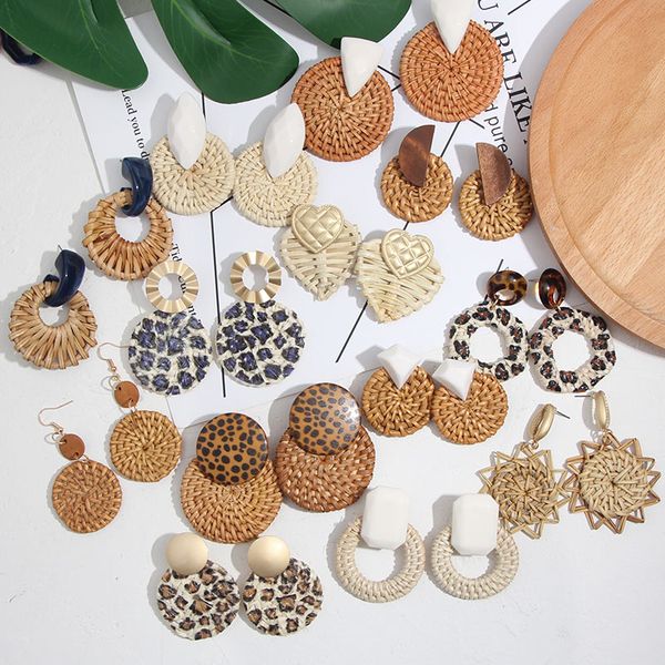 just feel handmade boho round rattan drop earrings for women straw weave rattan knit vine unique dangle earrings fashion jewelry, Silver
just feel handmade boho round rattan drop earrings for women straw weave rattan knit vine unique dangle earrings fashion jewelry, Silver