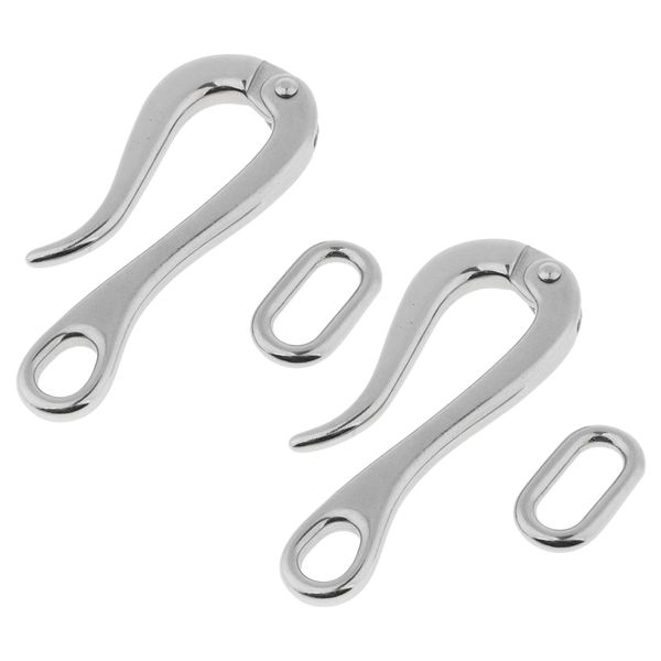 2pcs stainless steel pelican hook 3.9inch