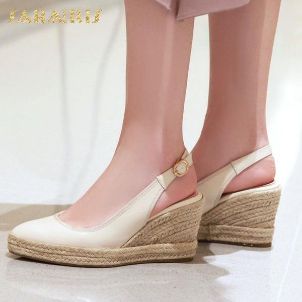 sarairis fashion 2020 large size 32-44 pointed toe shoes woman sandals platform wedge heels office lady sandals women shoes, Black
sarairis fashion 2020 large size 32-44 pointed toe shoes woman sandals platform wedge heels office lady sandals women shoes, Black