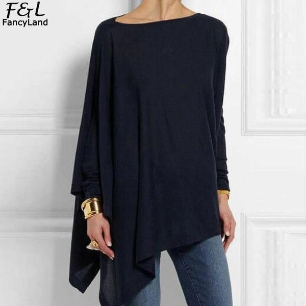women casual boat neck long sleeve asymmetrical hem pullover, loose solid hips length none blouse1, White
women casual boat neck long sleeve asymmetrical hem pullover, loose solid hips length none blouse1, White