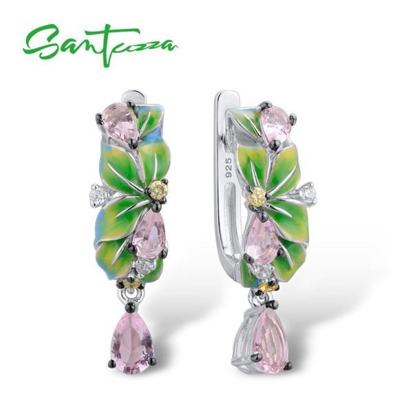 santuzza silver earrings for women pure 925 sterling silver delicate green leaves drop earrings fashion jewelry handmade enamel cx200628, Golden
santuzza silver earrings for women pure 925 sterling silver delicate green leaves drop earrings fashion jewelry handmade enamel cx200628, Golden