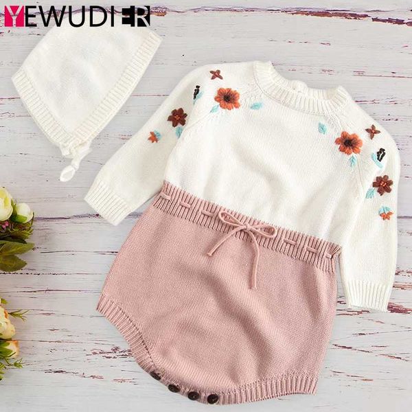 autumn winter baby girls wool knitted clothes handmade embroidered flower sweater+hat newborn long sleeve rompers toddler outfit, Blue
autumn winter baby girls wool knitted clothes handmade embroidered flower sweater+hat newborn long sleeve rompers toddler outfit, Blue
