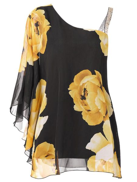 zan.style women plus size 5xl floral print tshirts skew neck sequin embellished one shoulder casual summer loose female tee, White
zan.style women plus size 5xl floral print tshirts skew neck sequin embellished one shoulder casual summer loose female tee, White