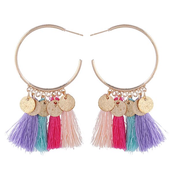 bohemian retro ethnic style earrings exaggerated fashion ring earrings tassel rope long section jewelry, Golden;silver
bohemian retro ethnic style earrings exaggerated fashion ring earrings tassel rope long section jewelry, Golden;silver