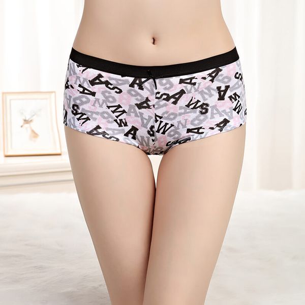 Women boy hort letter print brief cotton pantie ro e kawaii lingerie
Women boy hort letter print brief cotton pantie ro e kawaii lingerie