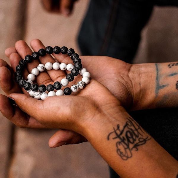 ewelry & Accessories Couple Bracelet braclets men Accessories White Black Beads Handmade 2 Piece Set Erkek Bileklik Jewelry Mens Bracelet...
ewelry & Accessories Couple Bracelet braclets men Accessories White Black Beads Handmade 2 Piece Set Erkek Bileklik Jewelry Mens Bracelet...