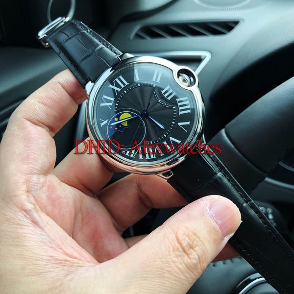 mens designer watches blue ballon fashion calssic luxury watch mechanical automatic wristwatches 47mm 316l steel case black leather strap, Slivery;brown
mens designer watches blue ballon fashion calssic luxury watch mechanical automatic wristwatches 47mm 316l steel case black leather strap, Slivery;brown