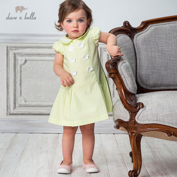 db13804 dave bella summer baby girl's cute floral appliques zipper dress children fashion party dress kids infant lolita clothes, Red;yellow
db13804 dave bella summer baby girl's cute floral appliques zipper dress children fashion party dress kids infant lolita clothes, Red;yellow