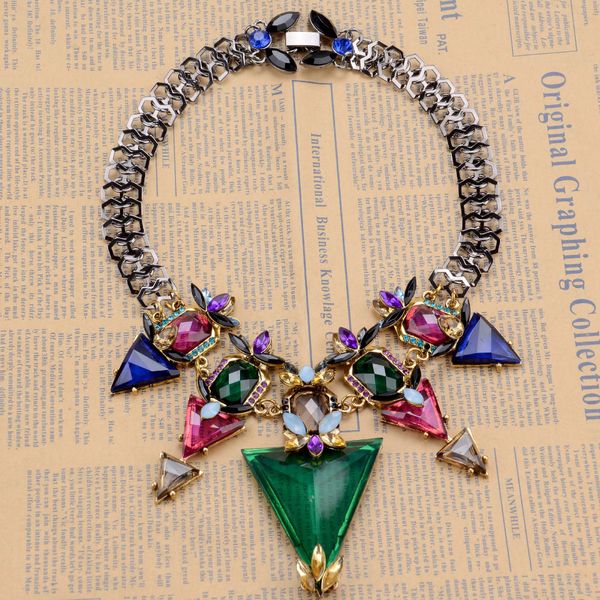 2 pcs/lot triangle necklace ladies clavicle chain luxury full diamonds evening chain 2020 designer necklace gift for women girl21, Silver
2 pcs/lot triangle necklace ladies clavicle chain luxury full diamonds evening chain 2020 designer necklace gift for women girl21, Silver