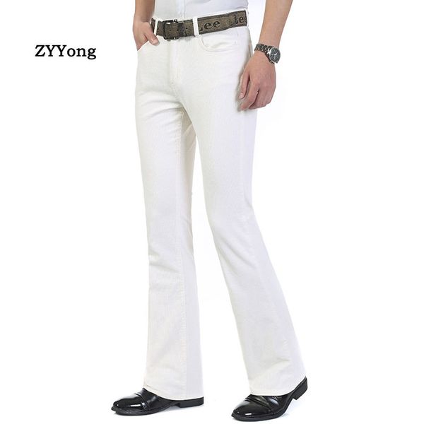 men's jeans trousers mid waist elastic slim boot cut semi-flared bell white leisure bottom denim pants casual full length light, Blue
men's jeans trousers mid waist elastic slim boot cut semi-flared bell white leisure bottom denim pants casual full length light, Blue