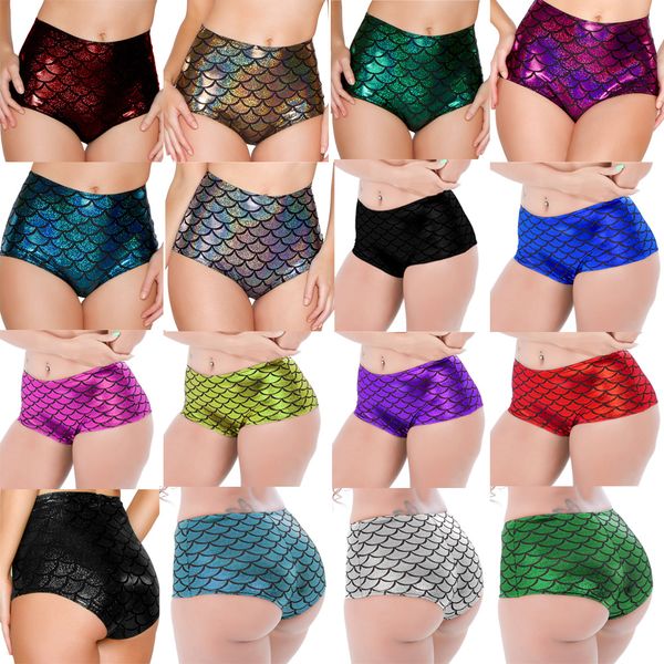 women high waist fish scale panties mermaid shiny briefs lingerie clubwear dance shorts nightdress underwear, Black;pink
women high waist fish scale panties mermaid shiny briefs lingerie clubwear dance shorts nightdress underwear, Black;pink