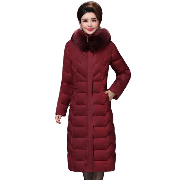 2019 winter jacket women x-long warm thicken female down coat plus big size 5xl 6xl padded parka parkas, Black
2019 winter jacket women x-long warm thicken female down coat plus big size 5xl 6xl padded parka parkas, Black