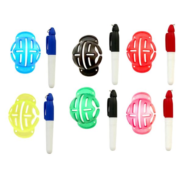 golf ball line marker liner stencil alignment template multi-template and 6pcs marking pens
golf ball line marker liner stencil alignment template multi-template and 6pcs marking pens