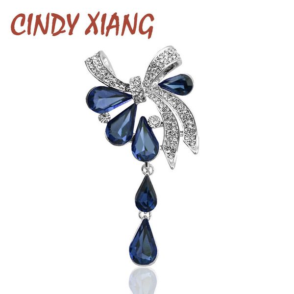 cindy xiang new arrival fashion bow brooches for women rhinestone water-drop style brooch pin 3 colors available summer 2018 t190622, Gray
cindy xiang new arrival fashion bow brooches for women rhinestone water-drop style brooch pin 3 colors available summer 2018 t190622, Gray