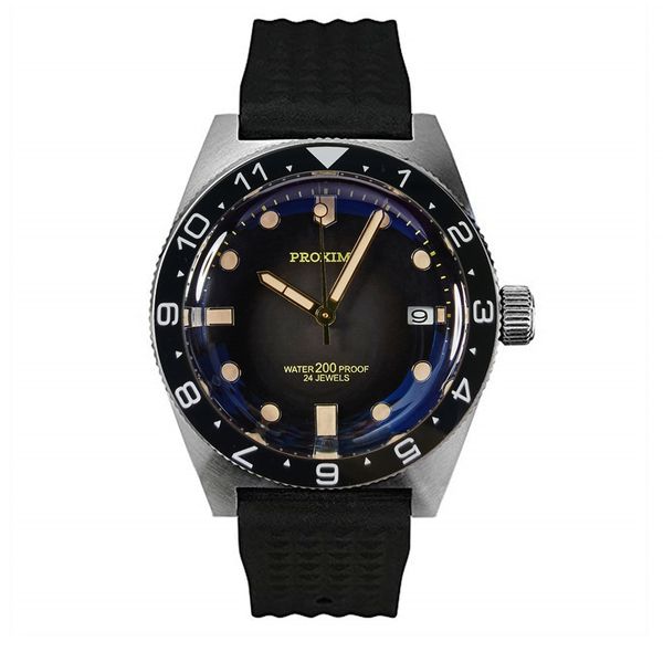 vintage proxima 40mm black dial ceramic bezel domed crystal 200m water resistance japan nh35 automatic men's watch, Slivery;brown
vintage proxima 40mm black dial ceramic bezel domed crystal 200m water resistance japan nh35 automatic men's watch, Slivery;brown