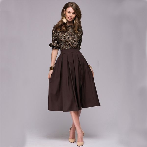 casual dresses 2021 spring bohemian fashion retro women's print dress fake two-piece o collar elegant dance mid-calf vestidos, Black;gray
casual dresses 2021 spring bohemian fashion retro women's print dress fake two-piece o collar elegant dance mid-calf vestidos, Black;gray