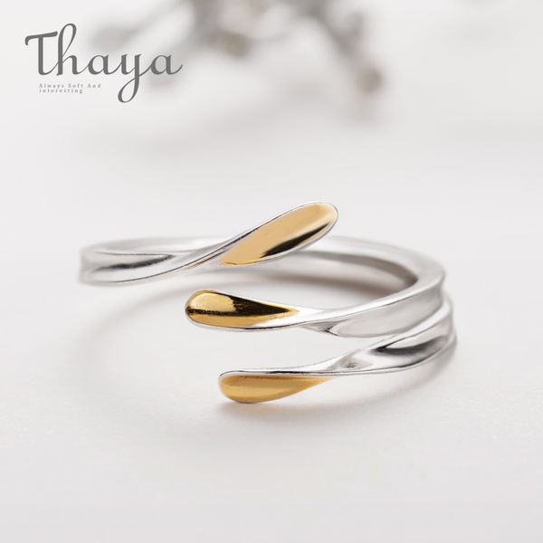 thaya unruly gold rings s925 silver open contortion simple rings comfort fit classic jewelry for women natural handmade gift, Golden;silver
thaya unruly gold rings s925 silver open contortion simple rings comfort fit classic jewelry for women natural handmade gift, Golden;silver