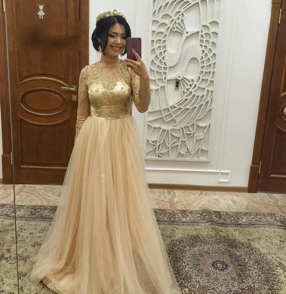 champagne muslim evening dress gold lace full sleeve plus vestido de festa islamic dubai saudi arabic evening gown prom dress, Black;red
champagne muslim evening dress gold lace full sleeve plus vestido de festa islamic dubai saudi arabic evening gown prom dress, Black;red