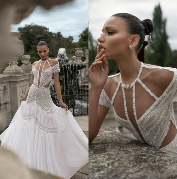 2019 bohemian wedding dresses jewel neck lace applique bead sequins floor length mermaid wedding dress plus size beach gowns, White
2019 bohemian wedding dresses jewel neck lace applique bead sequins floor length mermaid wedding dress plus size beach gowns, White