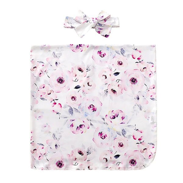 newborn baby set soft floral printing blankets swaddling infant sleeping bag headband set, Blue;red
newborn baby set soft floral printing blankets swaddling infant sleeping bag headband set, Blue;red
