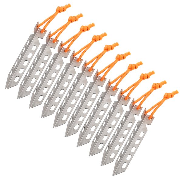 6pcs/10pcs titanium tent pegs v shape titanium spike outdoor camping titanium tent nail accessories nail stakes
6pcs/10pcs titanium tent pegs v shape titanium spike outdoor camping titanium tent nail accessories nail stakes