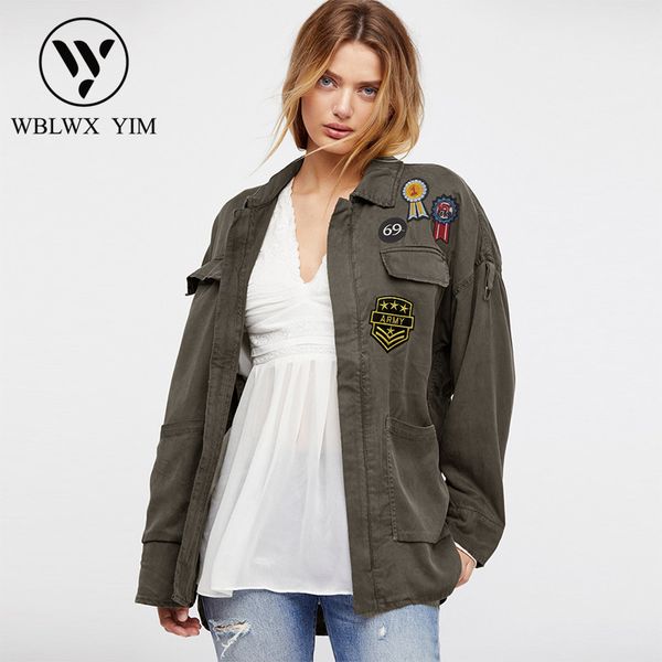 spring autumn jacket coat fashion korean harajuku embroidery badge camo women jackets 2019 new loose plus size streetwear jacket, Black;brown
spring autumn jacket coat fashion korean harajuku embroidery badge camo women jackets 2019 new loose plus size streetwear jacket, Black;brown