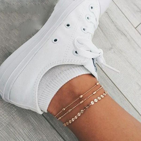 bohemian multilayer chain anklets for women elegant beach gold silver color metal sequins beads ankle bracelet jewelry, Red;blue
bohemian multilayer chain anklets for women elegant beach gold silver color metal sequins beads ankle bracelet jewelry, Red;blue