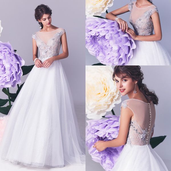 2020 fashion prom dresses jewel capped sleeve lace appliques beads evening gowns button back sweep train a line special occasion dress, Black
2020 fashion prom dresses jewel capped sleeve lace appliques beads evening gowns button back sweep train a line special occasion dress, Black