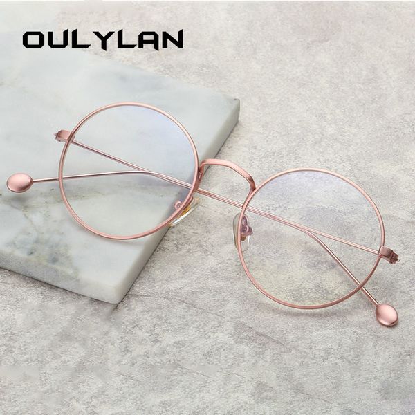 oulylan 2020 transparent round glasses frame women men anti blue light eye glasses clear optical computer spectacles pink gold, Black
oulylan 2020 transparent round glasses frame women men anti blue light eye glasses clear optical computer spectacles pink gold, Black