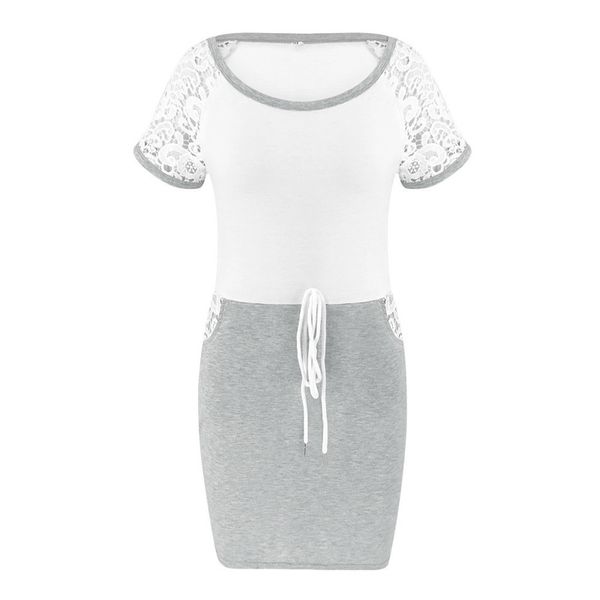 fashion women mini dress color matching design pockets decor o-neck short sleeve pencil dresses elegant slim bandage dress, Black;gray
fashion women mini dress color matching design pockets decor o-neck short sleeve pencil dresses elegant slim bandage dress, Black;gray